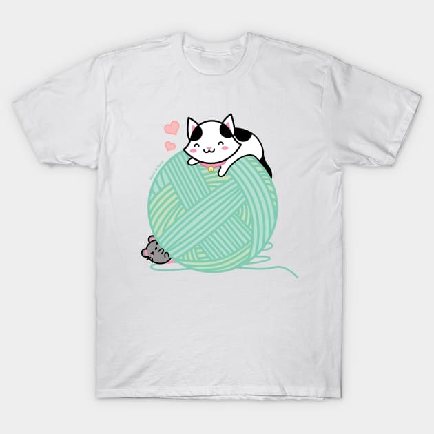 Hikari & Kuroi - Woolball T-Shirt by hikariekuroi